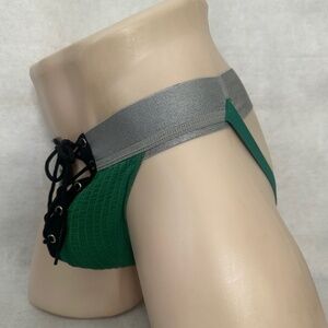 Black Unicorn Football  Lacing Jock 28-34" waist Cotton/nylon/spandex